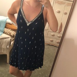 FREE PEOPLE sequin slip dress